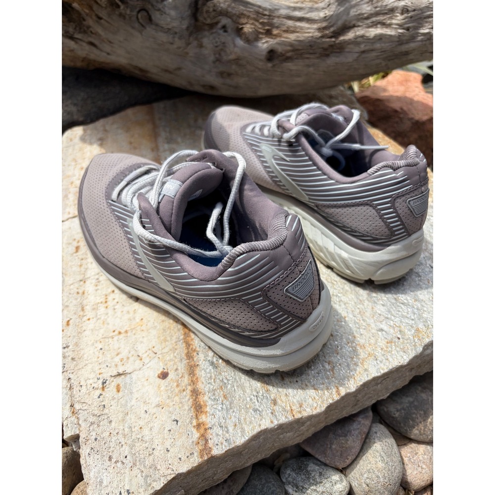 Brooks Addiction Walker Suede Womens Mauve Purple Walking Shoes 8.5 B - Picture 6 of 11